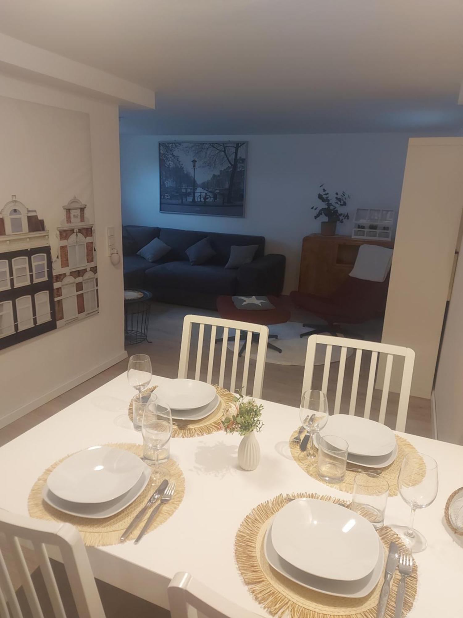 Ruhige, Zentrale Einliegerwohnung Im Kurpark 바트헤르스필드 외부 사진